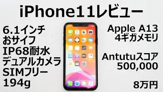 【iPhone11レビュー】妥協が無い。予算8万の最適解【欠点3つ】