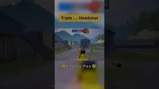 Only Triple Head TDM 🔥 Enemy Shocked 😮 #shorts #bgmi #pubgmobile #tdm #viral