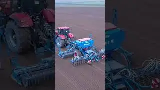 Case uses the Leken planter for planting crops! #planting #agriculture machinery