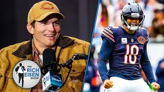Bears Superfan Ashton Kutcher’s Prep for Chicago’s Packers WC Game is INSANE! | The Rich Eisen Show!