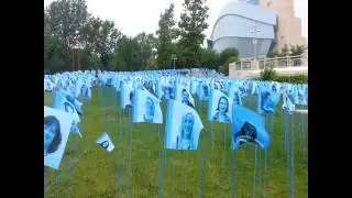 Flags at the Forks - In The Middle, Citizen Gardens, Cool Gardens