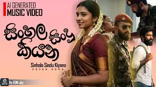Sinhala Sindu Kiyana ( සිංහල සිංදු කියන ) AI Generated Music Video | EDM Jay