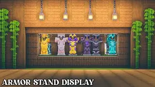 How To Build A Rotating Armor Stand Display In Minecraft 1.21 || Minecraft Tutorial