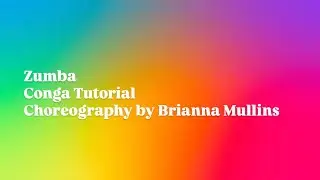 Zumba Disco Salsa Conga Tutorial 