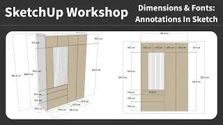 How to Change the Font & Dimensions In SketchUp