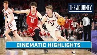 Cinematic Highlights: Illinois vs. Wisconsin - 2024 Big Ten Basketball Championship | The Journey