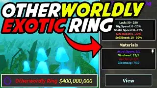 Crafting OTHERWORLDLY RING in Prospecting! (Roblox)