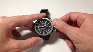 Casio Pro Trek (PRG-600) | Sync Analog & Digital Time