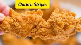 Crispy Chicken Stripes (Ramadan Special)/ Zinger Chicken Strips/ کرسپی فرائیڈ چکن رمضان  ریسیپی