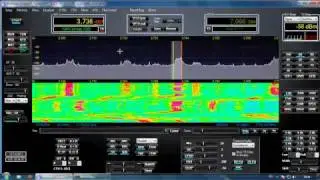 FLEX-3000 reception test in the band of 80 meters