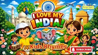 I Love My India 🇮🇳 | Indian Patriotic Song for Kids | Kids Rhymes