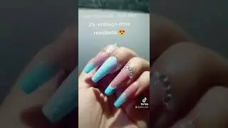 #designer #nails #iniciante #posti&ccedil;arealista #trend #azul #brevevideo