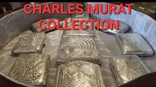 CHARLES MURAT COLLECTION CIGARETTE CASE SOLID SILVER/✅10 Pitilleras de Plata