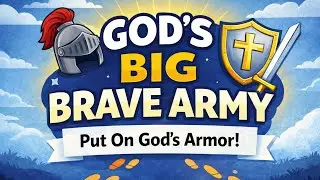 God’s Big Brave Army 🛡️ | Armor of God Kids Worship Song | Ephesians 6 | Christian Music for Kids