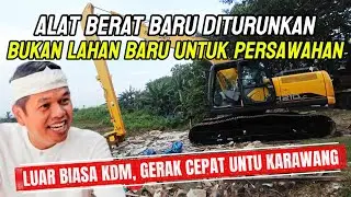 KDM LUAR BIASA, ALAT BERAT BARU DITAMBAH UNTUK MAKSIMALKAN NORMALISASI DAN PENERTIBAN DI  KARAWANG