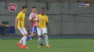 Vin&iacute;cius J&uacute;nior three sombreros skill vs Paraguay HD