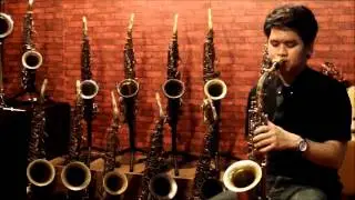 Buescher 400 alto saxophone by Kanun @ Saxsociety museum & Used shop