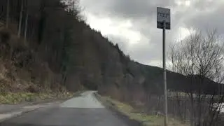 Driving on the A890 and A87 in north west Scotland, Strathcarron to Inverinate