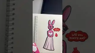 Pinki 💖will you marry me? #sprunki #sticker #pinki