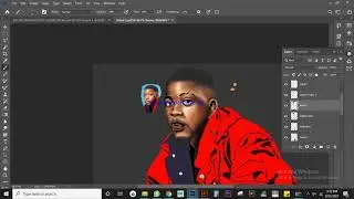 Painting @Uchee Uche in Photoshop