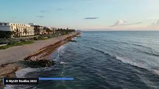 West Palm Beach Daytime Video Drone Shot