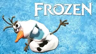 OLAF the melting snowman! - Frozen