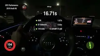 Stage1 на Audi A5 F5 Sportback 2.0TFSI 252hp 0-200