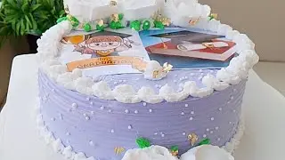 Happy Graduation cake decoration /Simple and Delicious Cooking