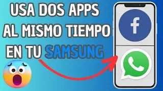 ✅️😱 Como Abrir 2 Aplicaciones en Pantalla Dividida en un Teléfono Samsung Fácil y rápido 2023 🔥