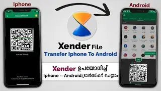 How To Connect Xender In Iphone To Android | Iphone To Android File Transfer Use Xender Malayalam