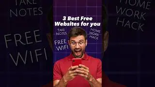 3 Super Websites for students and Professionals 😍 #freewebsites  #studenthacks #productivityhacks