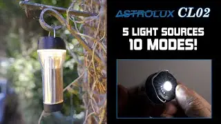 ASTROLUX CL02 2-in-1 lamp [3000K-6500K, dimmable 400~13 lumens, Type-C charging]