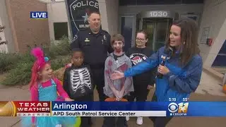 Fun With Trick-Or-Treaters In Arlington