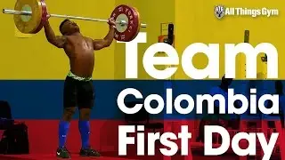 🇨🇴 Team Colombia's 🇨🇴 First Training Day 2016 Junior World Weightlifting Championships