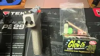 Glo-On glow in the dark paint night sights Smith Wesson Shield