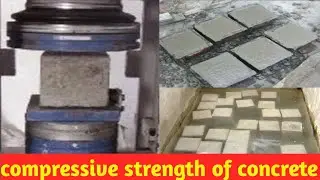 compressive strength of concrete cube at 7 days, 14 days and 28 days