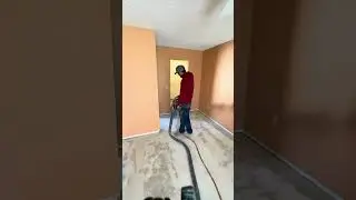 How to use a Concrete floor grinder DUST FREE! Grind & seal Concrete floor preparation 👍