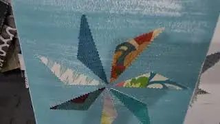 FOR SALE! Custom Fabric Banner + Matching Flower Wall Art! - SEE LINK IN DESCRITION!