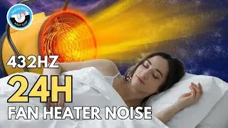 FAN HEATER NOISE Sound For Ultimate Sleep - Black Screen To Stop Thinking | Healing Sound In 24Hours