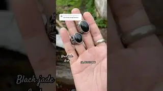 BATU GIOK HITAM ASAL ACEH #batuakik #giok #batulangka #batu #batuasli