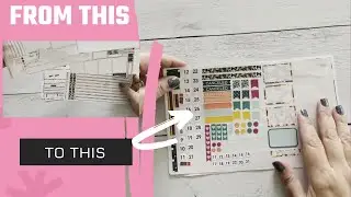 How I Organize My Leftover Stickers | Sticker Organization Without Spending Money
