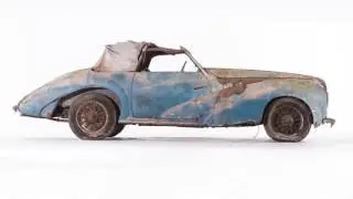Classic Car Barn Find of The Century French 1948 Delahaye 135 M cabriolet Faget-Varnet
