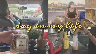 my day🌷: grocery shopping, cleaning & organizing our ref