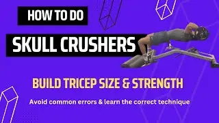 How to do Skull Crushers - A tricep Exercise to build your arms