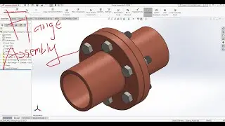 Solidworks Tutorial - Basic Assembly Flange Coupling