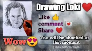 Loki drawing ❤️।। MARVEL (Loki) ।। Rupam Kanjilal।। Creativity with Rupam ❤️ ।।