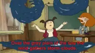 Russian poetry - Maxim Gorky - The Song of the Stormy Petrel (1901) English subtitles