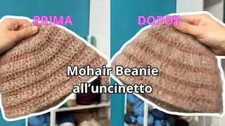 Tutorial Easy Crochet Mohair Beanie