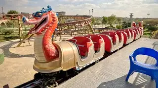 Dragon Coaster on-ride POV (乗車映像) / Family Park (エジプト)