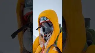 8800m &ndash; Frozen Eye, Few More Steps to the Top #mountains #climbing #adventure